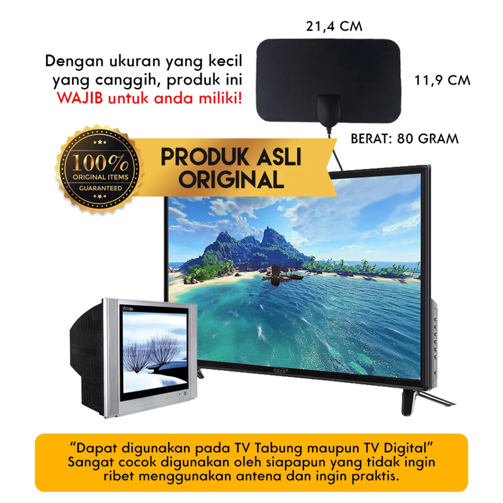 1 antena digital untuk 2 tv